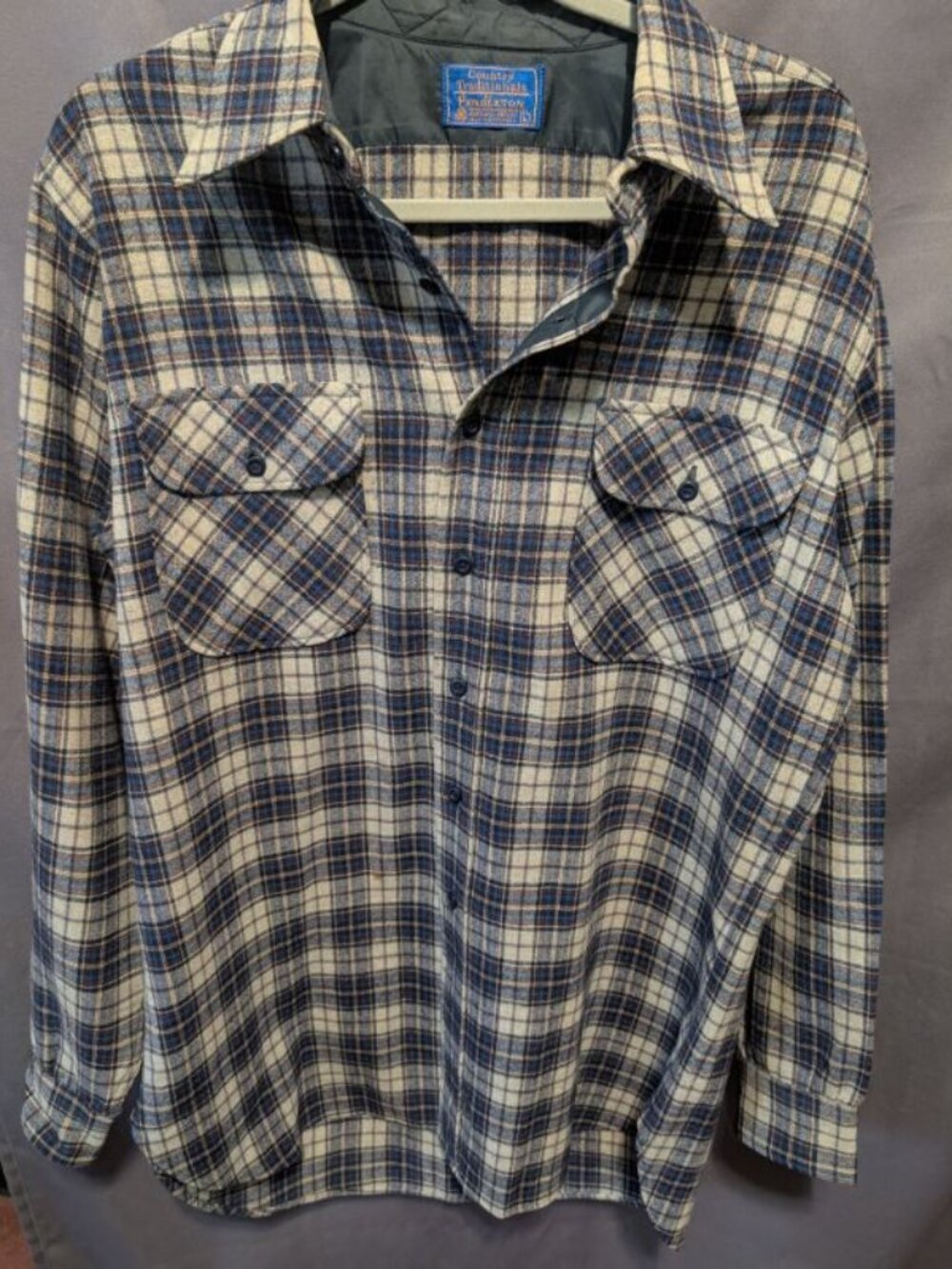 Vintage Pendleton Country Traditionals 100% Virgin Wool Shirt Size L